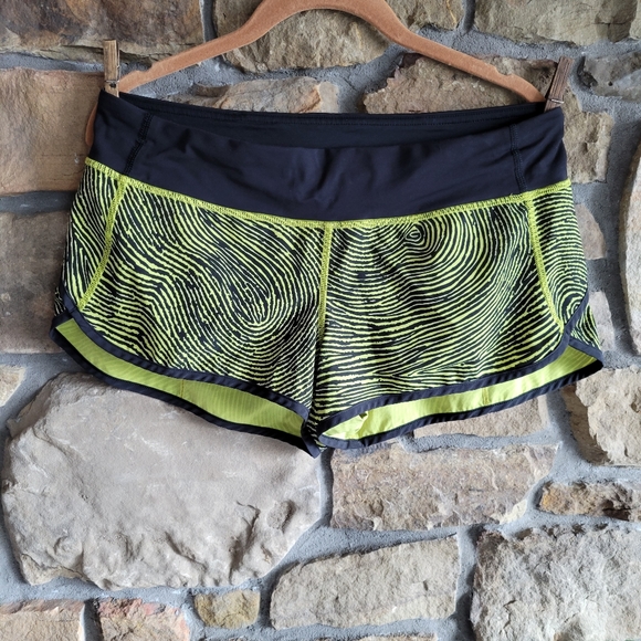 Lululemon Speed Short 8 SW 2016 Seawheeze Blacked Out/Black - Picture 8 of 10